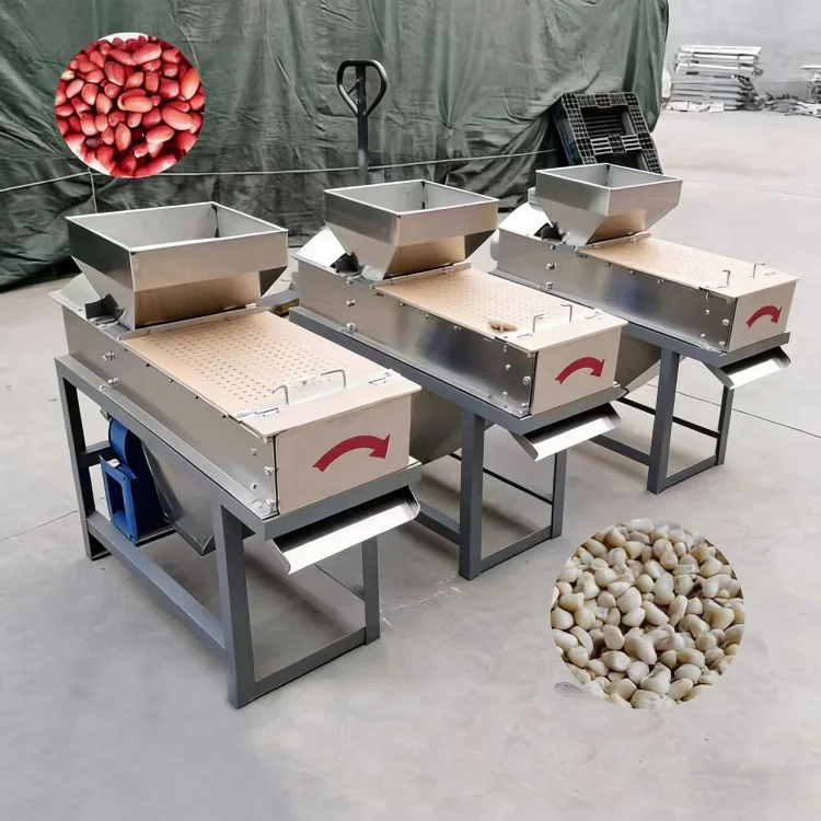 

Groundnut Roasting and Sheller Peanut Skin Peeler Machine Peanut Peel Machine Peanut Peeling Making Machine