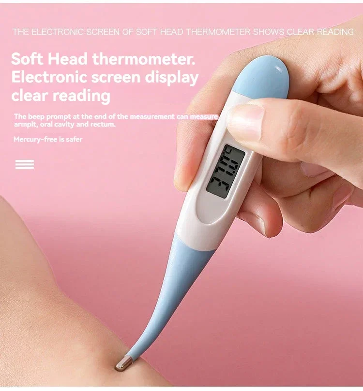 Haar Gesundheit Pflege Thermometer Pflege Pinsel Clipper Beißring Zahnbürste Kit Baby Essentials 10PCS Baby Nagel Trimmer Pflege Set Kind – Detail 5