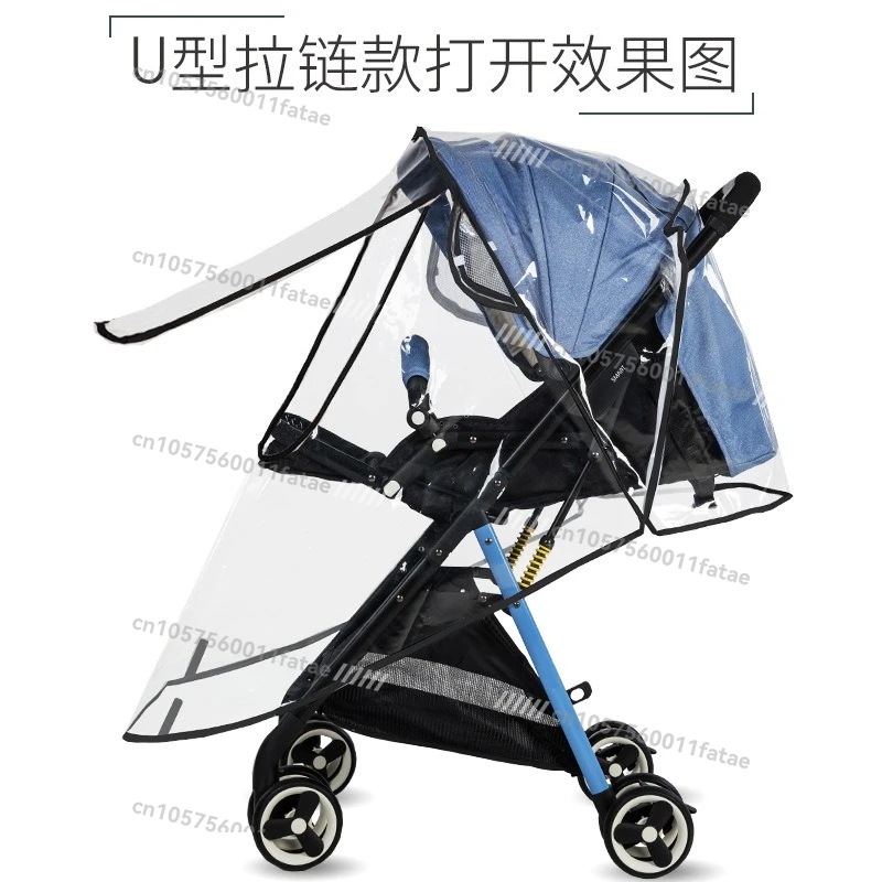

Stroller Rain Cover Stroller Rain Cover Stroller, Baby Carriage, Windshield Universal Rain Cover