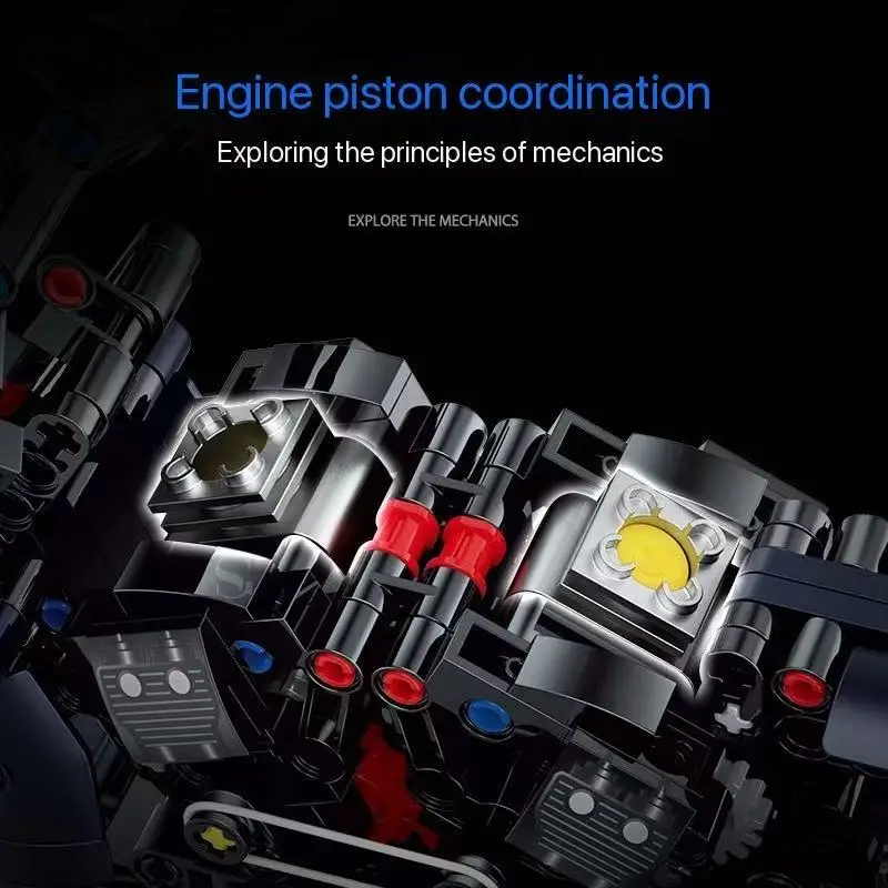 1:8 Scale Motorcycle Building Blocks Set Static Model, 562 PCS technical  Bike Kit for Adults, Collectible Motorcycle