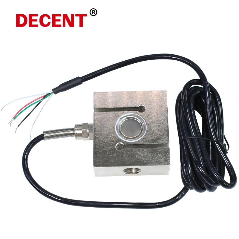 10 ton DYLY-104  500kg 1000kg 5T 2T Tensile and compression Measure S type Load cell Force Sensor