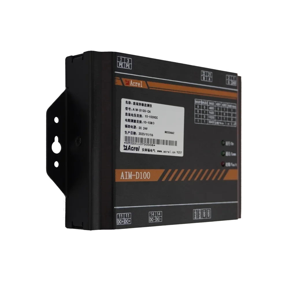 AIM-D100-CA RS485 Modbus-RTU DC Insulation Power Monitoring Device LED Indication for Charging Station