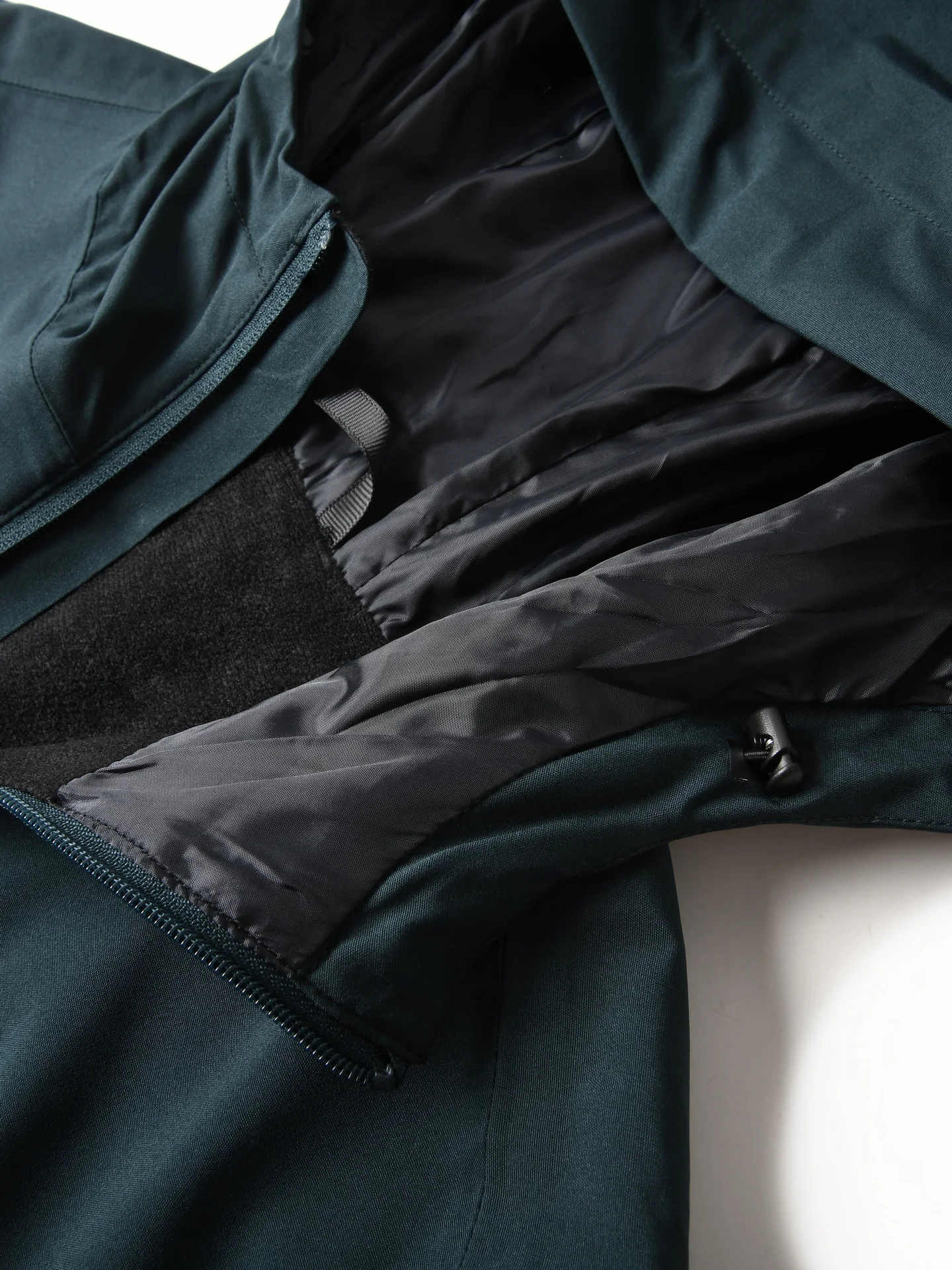 New American Style Outdoor Windproof Water-resistant Fleece-lined Casual Hooded Softshell Jacket Men's Autumn Winter