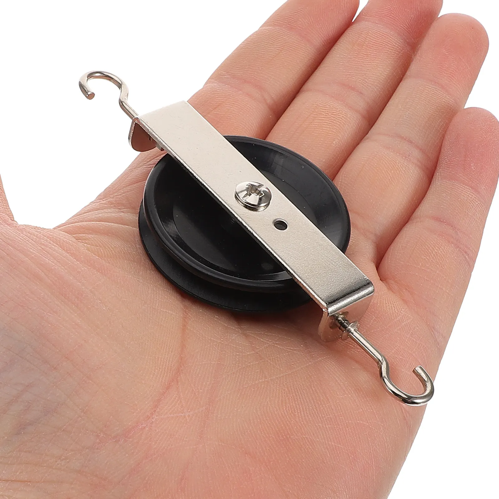 

Роликовый блок с крюком для физических экспериментов, учебное пособие, школьные принадлежности, пластиковый материал, инструмент для студентов, механика