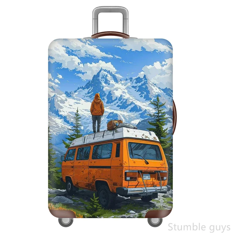 

Высокоэластичный моющийся защитный чехол для багажа, устойчивый к износу, пылезащитный, надежный для всех поездок, 18-32 дюйма