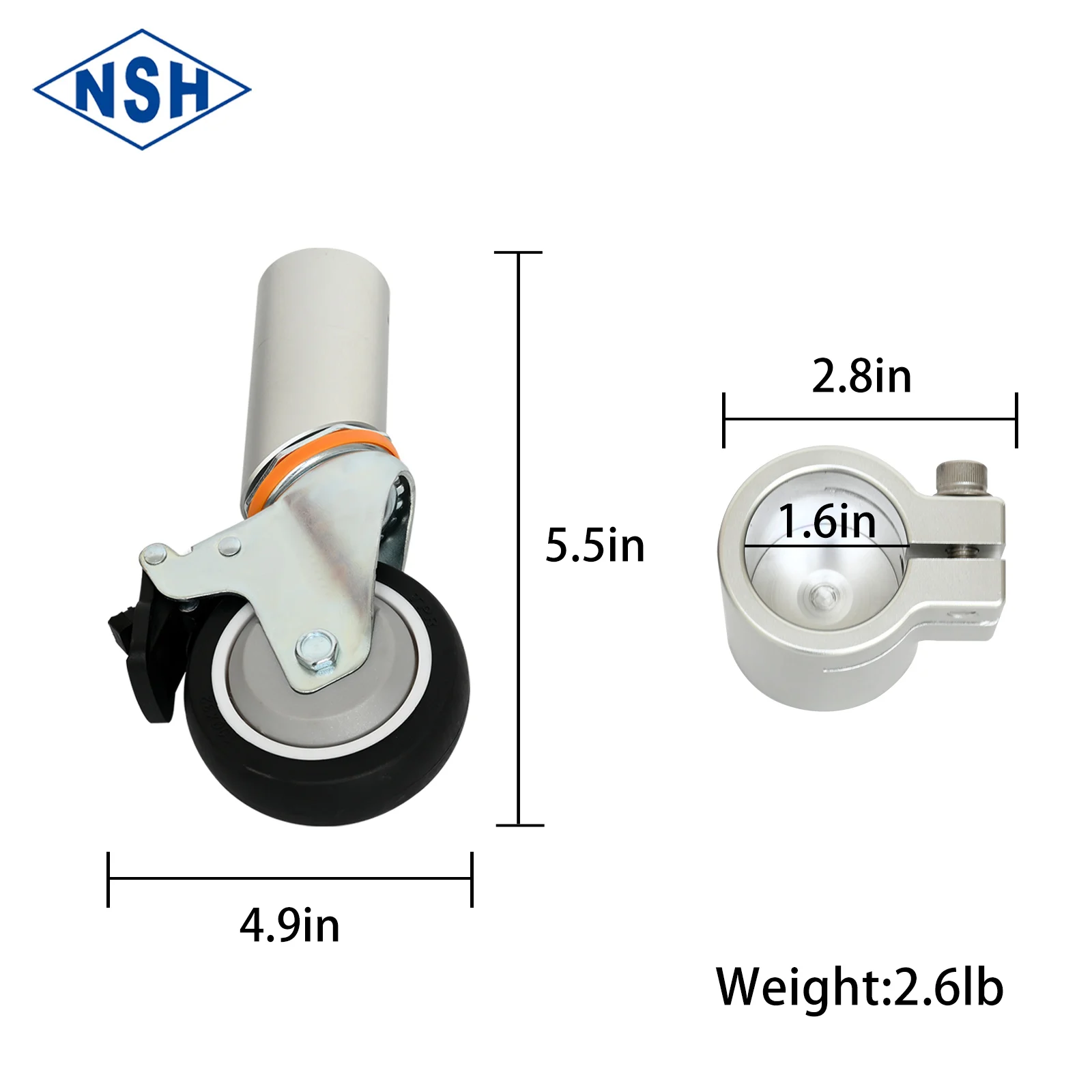 NSH camera wheels for tripod light stand skateboard wheels