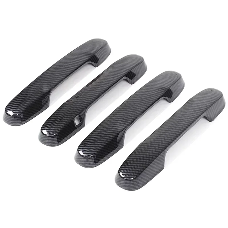 

QB-для Honda Pilot 2023 2024, АБС-пластик из углеродного волокна, внешняя дверная ручка автомобиля, накладка, аксессуары