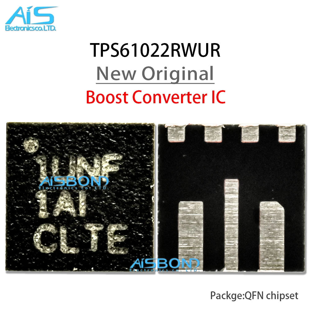 

New Original TPS61022RWUR Marking 1UNF Boost converter For iPad 2021 IPAD2021 A2377 Charger ic VQFN-7