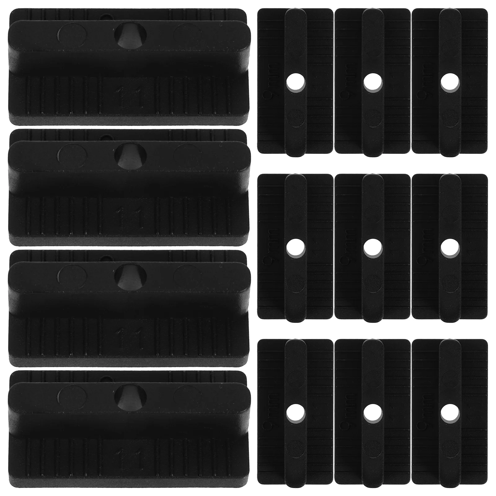 200 Stuks Verborgen Bevestigingsmiddelen voor Composiet Terrasplanken Kwaliteit Plastic Vloer Bestrating Hekwerk Verborgen Dekken Bevestigingsmiddelen