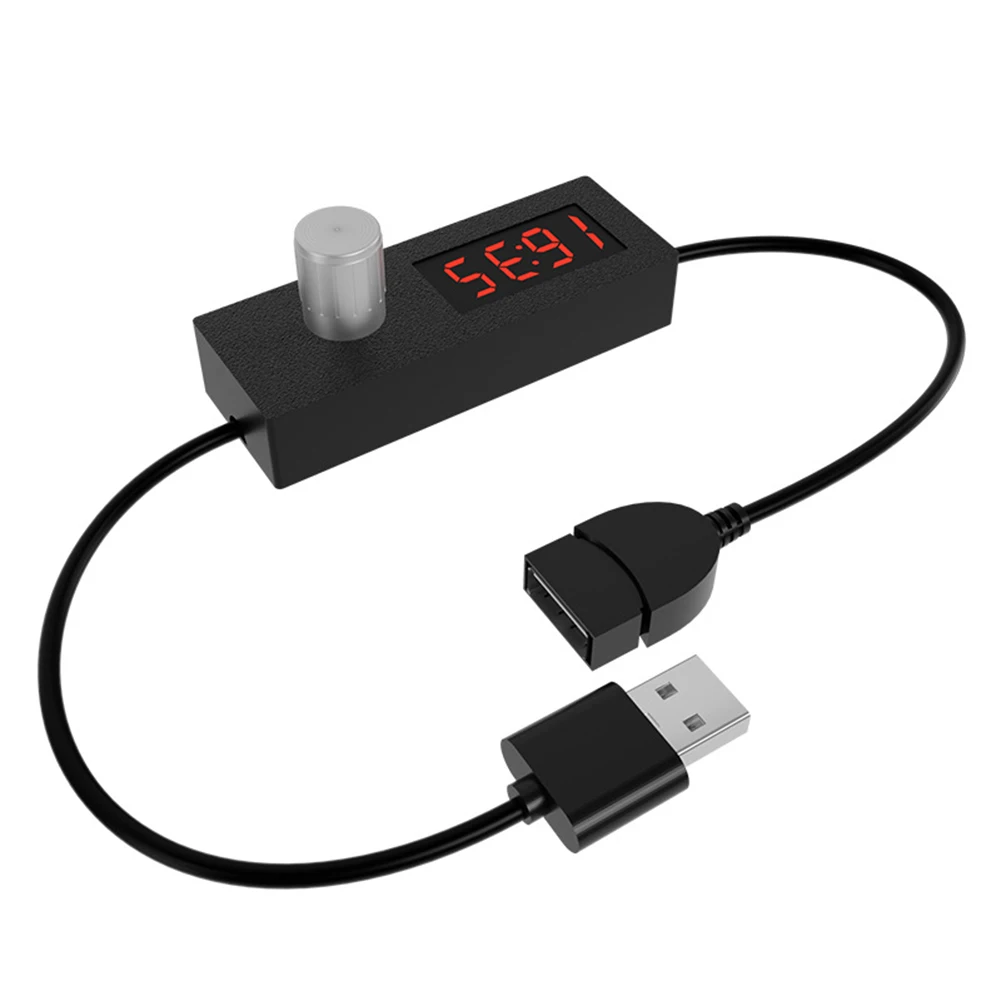 USB 24-H Adjustable Timing Power Off Switch Fish Tank Automatic Control Line Household Improvement Solar Power Replacement Part