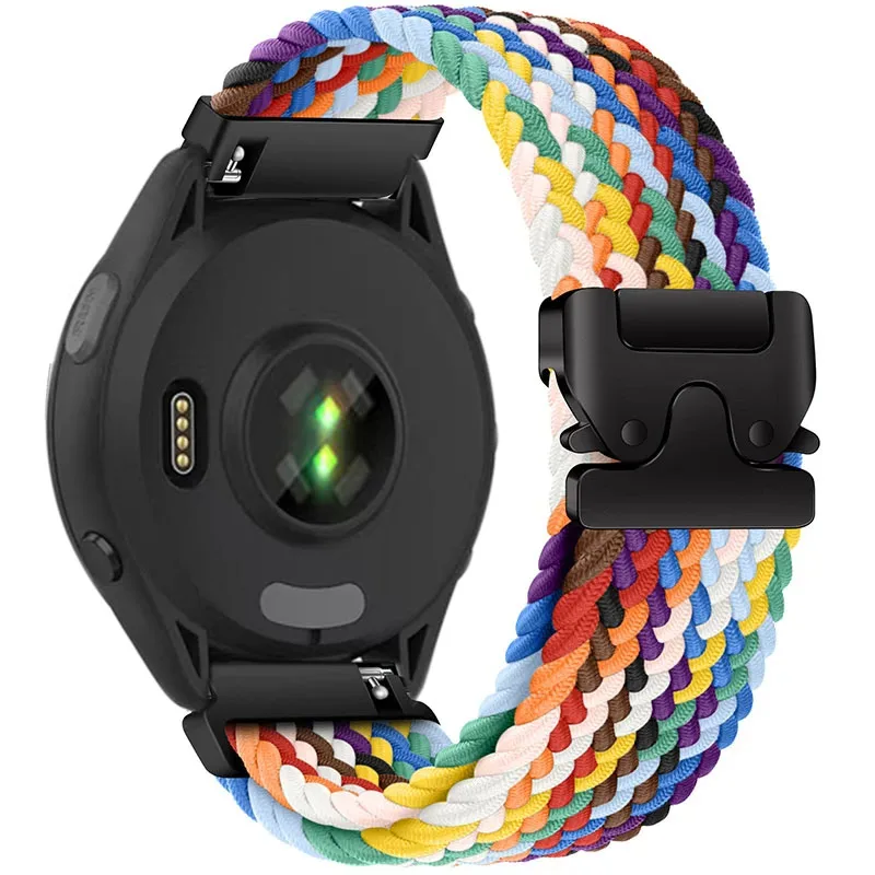 20mm 22mm Parachute Loop Strap Voor Garmin Venu 4 3 2 SQ band Voor forerunner 165/255/265/570 Armband Vivoactive 4 5 6 Horlogeband