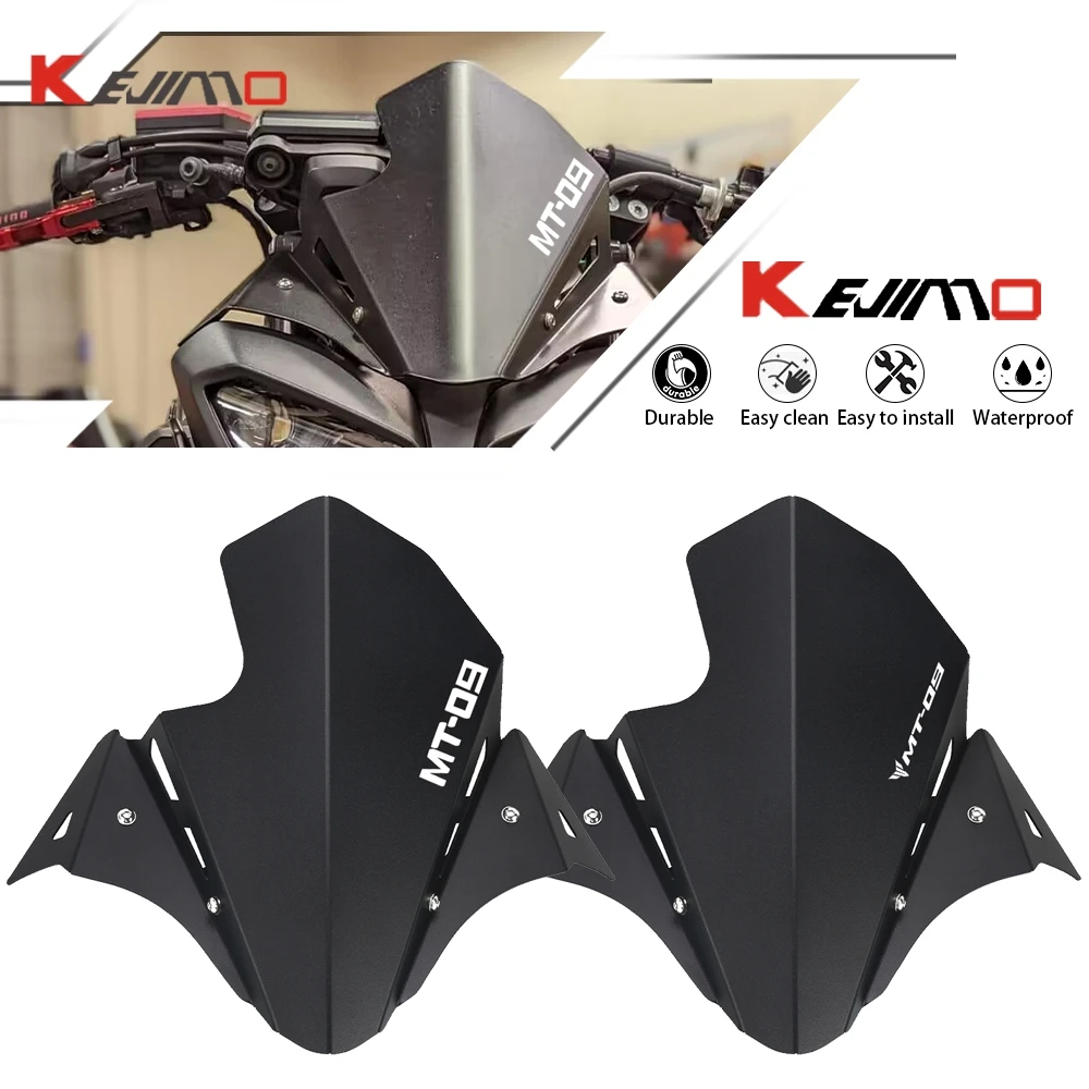 

Motorcycle Accessories MT09 FOR YAMAHA MT-09 MT 09 Sport Screen Windshield Deflector Windscreen Airflow Wind 2017 2018 2019 2020