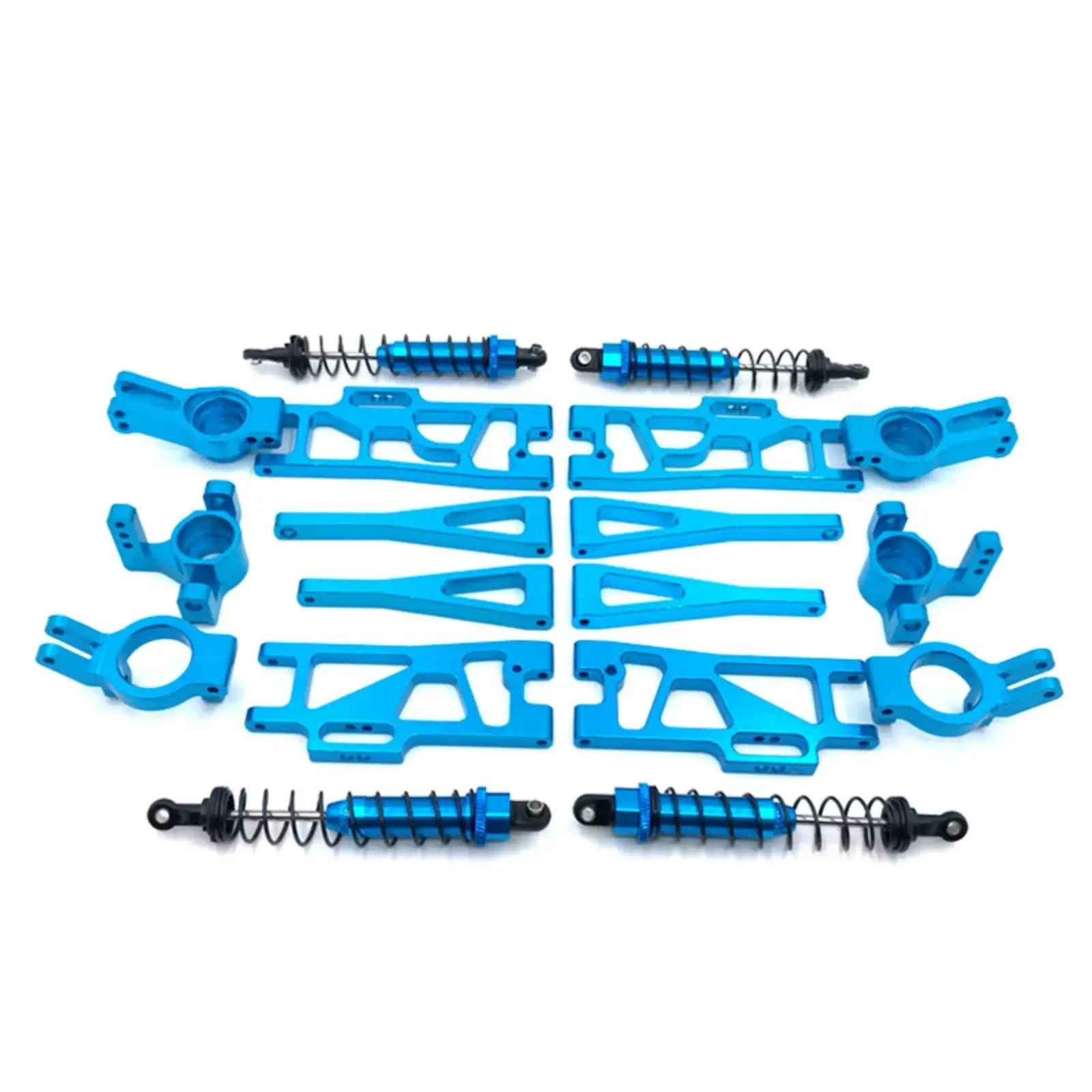 Metal Aluminum RC Car Parts with Shock Absorbers Mecanizado CNC