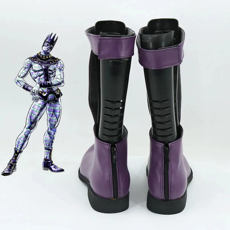 

A;3\v,7'd/Anime Cosplay Shoes JoJo's Bizarre Adventure Enrico Pucci Boots Halloween Costume Accessories Props Madec;4'b,7'm\1/