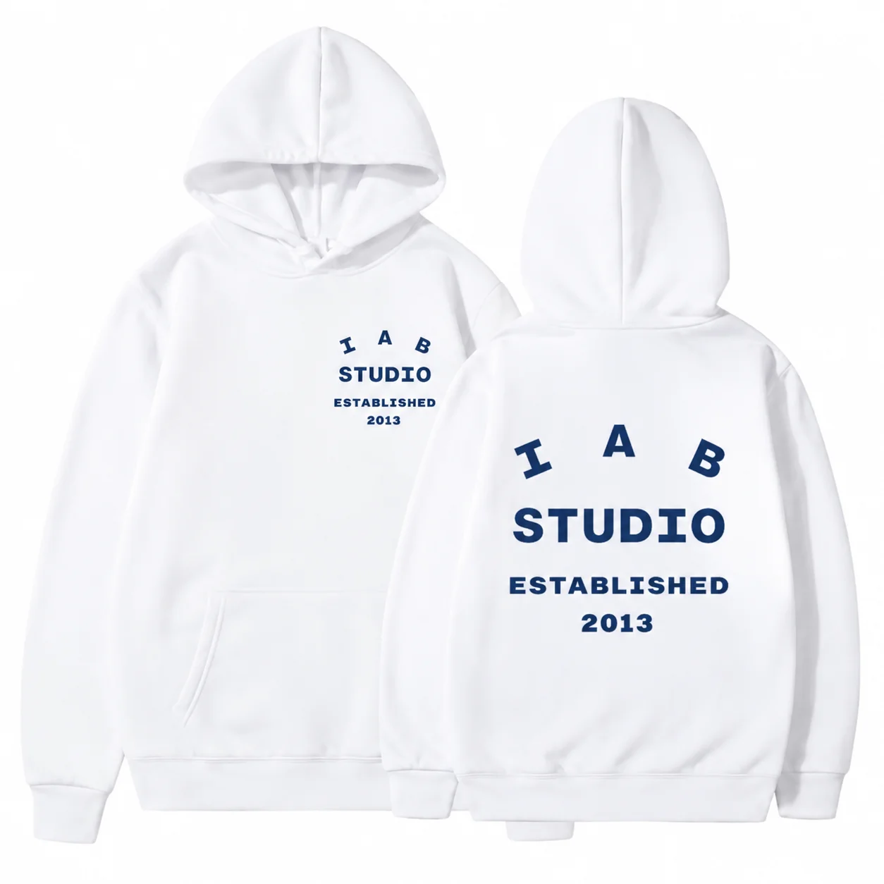 2026 Hip‑Hop Streetwear Men Pullover Hoodie Front & Back Letter Pattern Print Hooded Sweatshirt Loose Fit Casual Daily Male Tops