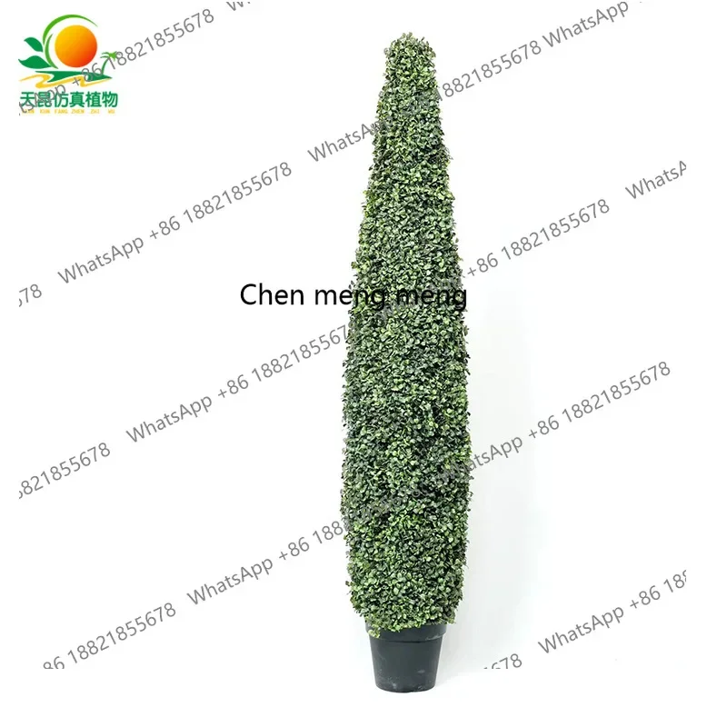 

X имитация конуса зеленое растение в помещении, свадебное ландшафтное украшение для дома, лист в горшке, искусственное растение