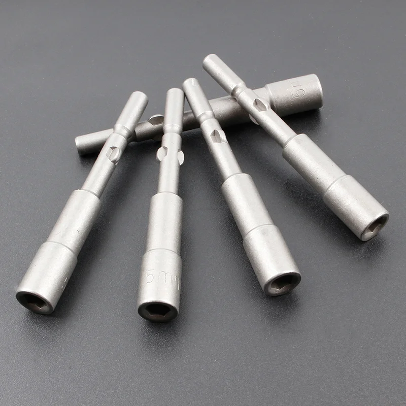 4pcs/11pcs Set 5mm-14mm Hex Sockets Sleeve Screwdrivers Nut Driver Socket Electric Bits Lenth 65mm Diameter 4mm/5mm/6mm DIY Tool