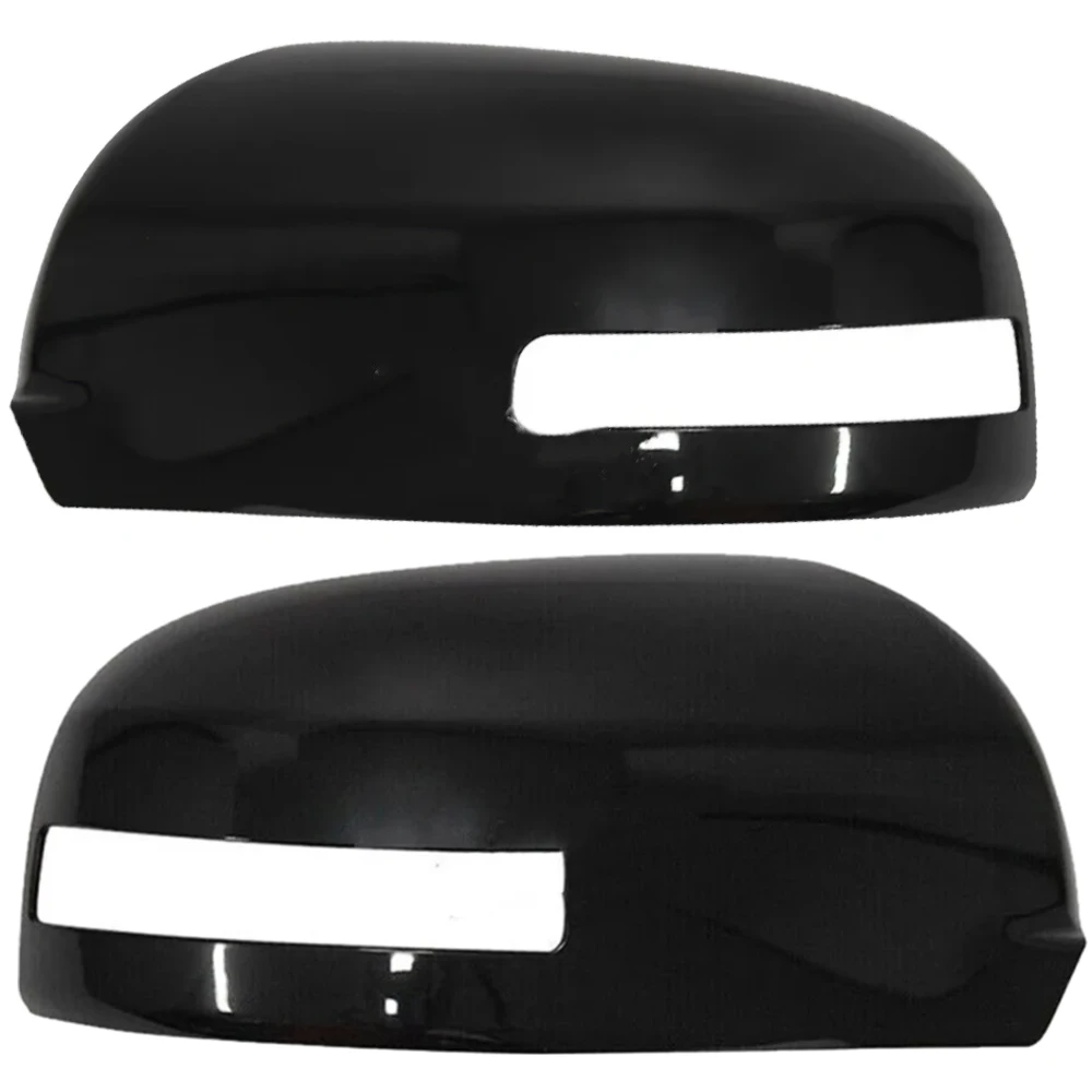 Car Side Door Rear View Mirror Cover Cap ABS Glossy Black for Mitsubishi Outlander 2013 2014 2015 2016 2017 2018-2020 7632C647HA
