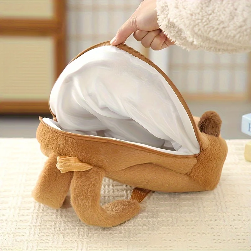 カピバラ バックパック、かわいいバックパック、ミニバックパック、女性用小型バックパック、女性用バックパック、バッグ、多目的収納バッグ、