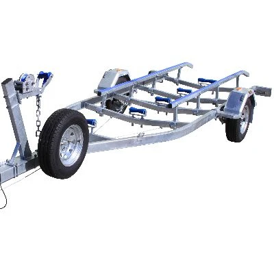 6.8m Hot Dipped Galvanized Jet Ski Boat Trailer Marine Watercraft Trailer view 2