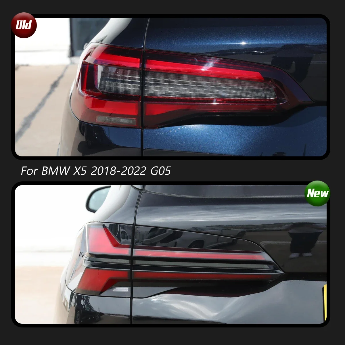 

Car lights For BMW X5 Tail Light G05 Rear Lamps 2018-2022 Upgrade 2024 Style DRL Sequential Turn Signal