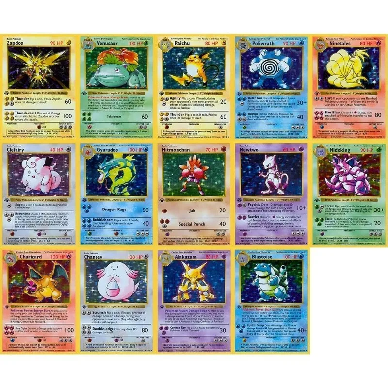 1 pz/set Pokemon PTCG Tasca Fai Da Te Mewtwo Venusaur Charizard Auto Controllo Raccogliere Firma Trading Flash Card Anime Del Fumetto Regalo