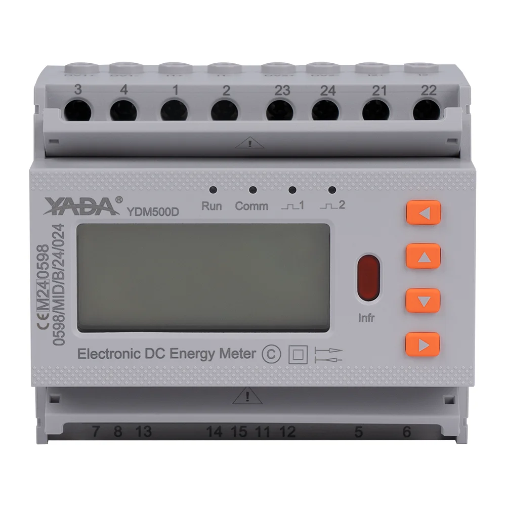 YADA YDM500D OEM ODM UL MID CE Certified Manufacturer LCD Digital Power Consumption Solar Multifunction Electric Meter