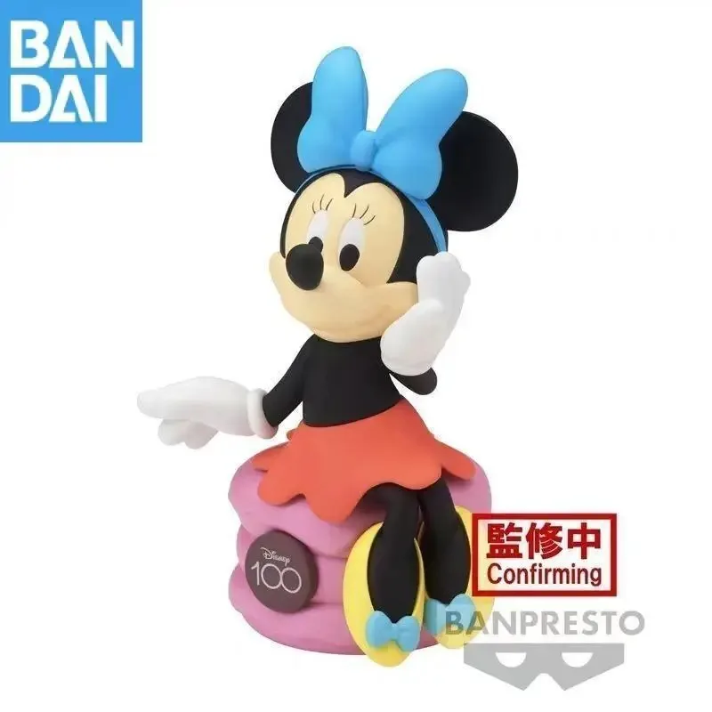 ของแท้จาก Bandai Namco Banpresto เค้กวันเกิดครบรอบ 100 ปี โดนัลด์ดั๊ก มิกกี้เมาส์ มินนี่เมาส์ ฟิกเกอร์โมเดล ของสะสม ของเล่น ของขวัญ AS