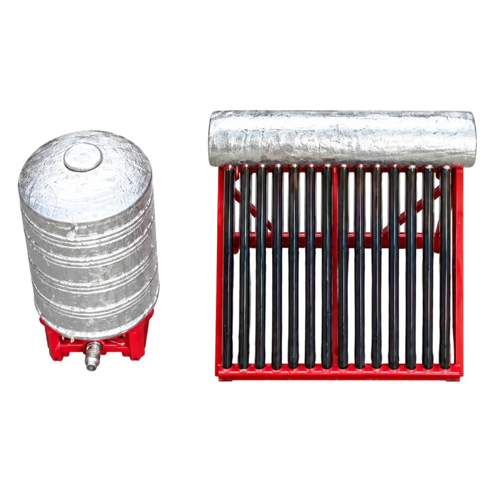 Unpainted Resin Solar Heater Miniature with Tank and Panel Set for Scale Model House Diorama Architecture Mockup Scene