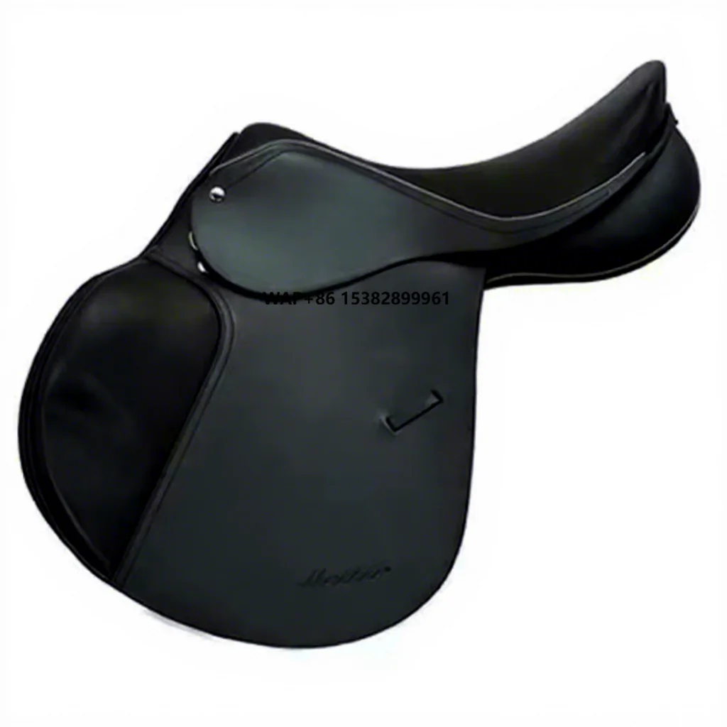 

Premium Quality Black Genuine Leather Horse Saddle All-Purpose English Jumping Close Wood Indian English Horse Racing Product
