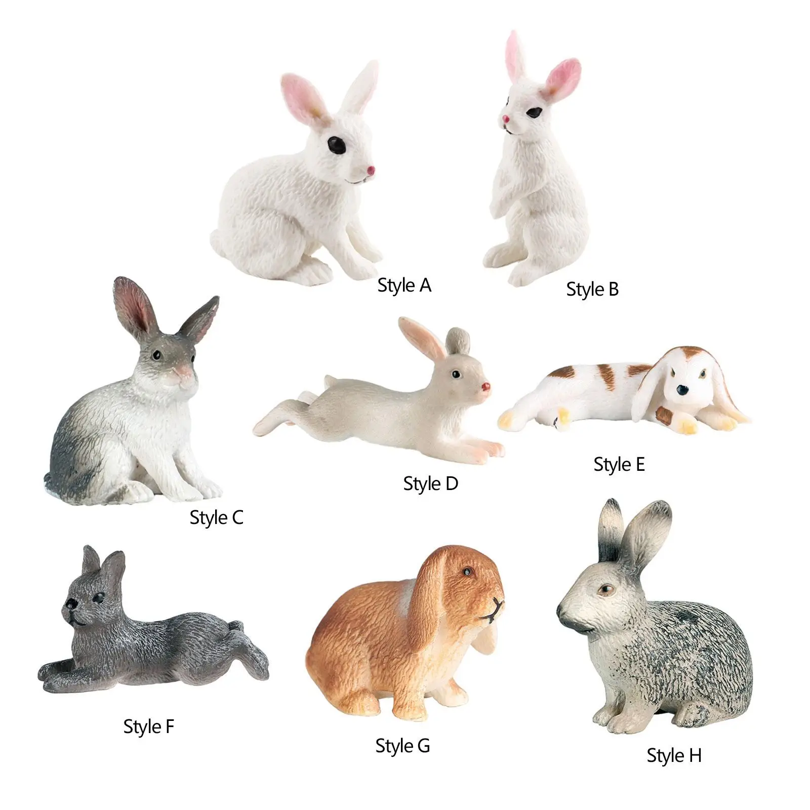 أرقام زخرفة المناظر الطبيعية الصغيرة للألعاب التعليمية وهدايا عيد الميلاد