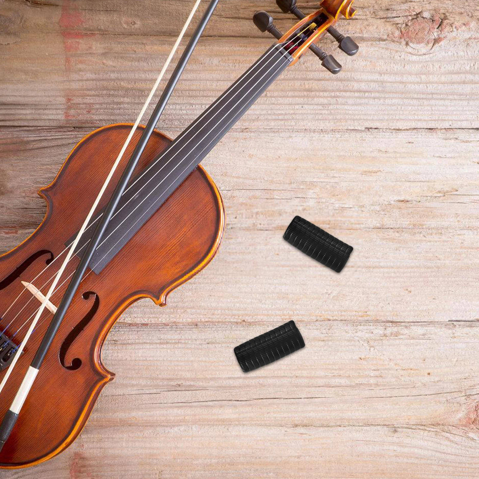 4-teiliges Zubehör für Violinbogen, Kindermusikinstrumente, Kissenteil, Vioin-Griffgriffe für Gummiabdeckung, Schutz für Studententeile