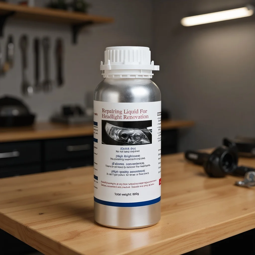 

​​800ML Car Headlight Polishing Liquid - Polymer Renovation Cleaning Agent for Auto Repair​​