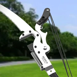 1PC High-Altitude Tree Lopper Branch Scissors Extendable Fruit Tree Pruning Saw Cutter Garden Trimmer Tool With Rope