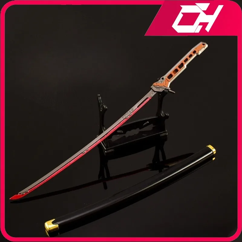 26 cm Breakout Oneindige 2077 Cyber Thermische Katana Samenwerking Spel Perifere Metalen Model Collecties Verjaardag Speelgoed voor Jongen