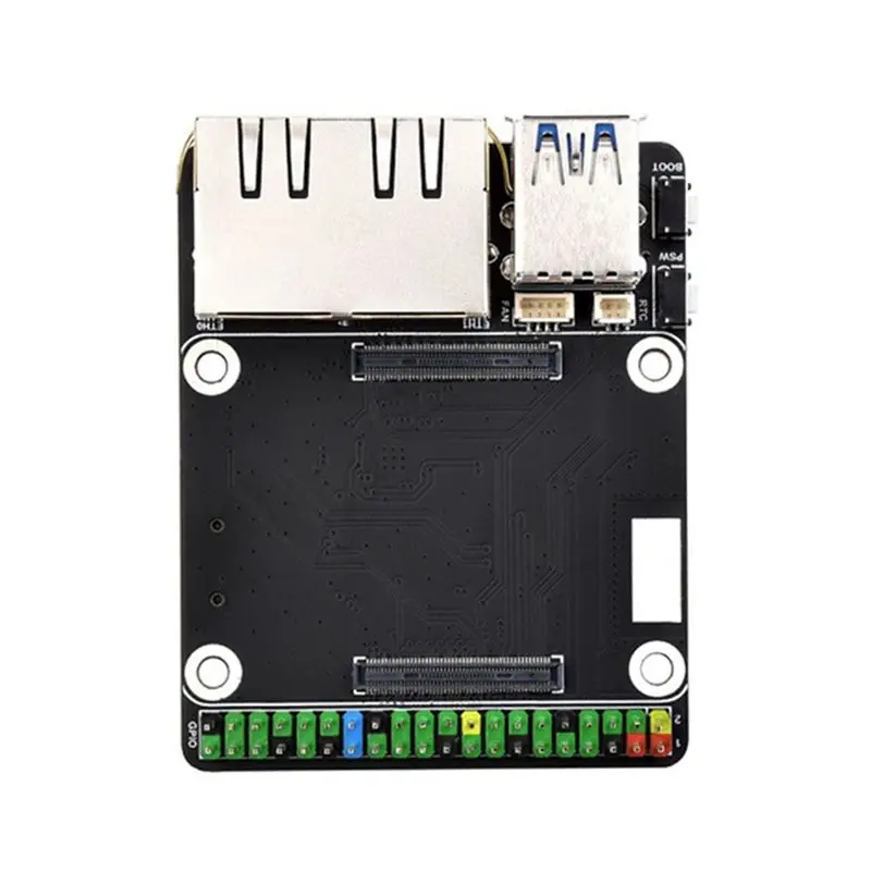 CM5 Dual Gigabit Network Port Mini Expansion Board CM5 Expansion Board With 40 GPIO For Raspberry Pi Compute Module 5-A12I
