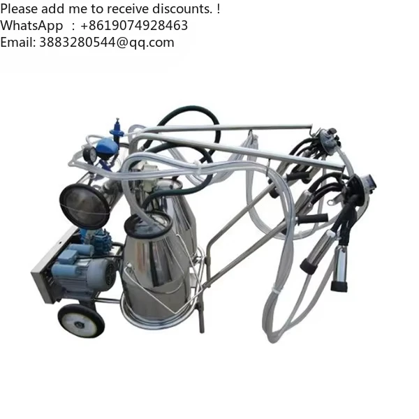 

New Durable Fully Automatic Portable Milking Machine For Large Dairy Farms Mobile Apparatus For Cow Milking