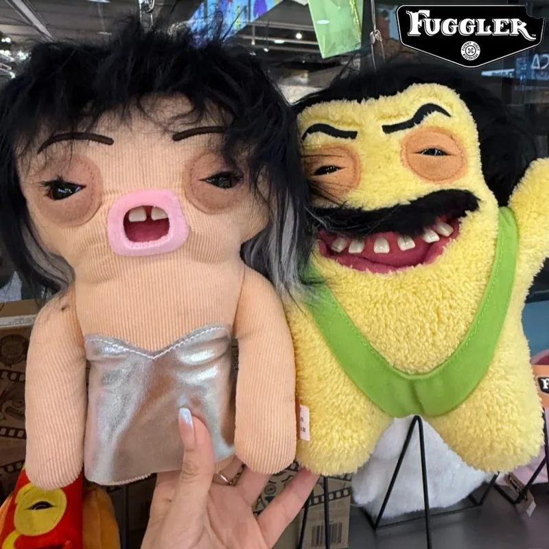 Fuggstars Doll 2nd Generation Fuggler Lady Lisa Funny Ugly Cute Teeth Monster Plush Toys Cartoon Women Men Trend Gift Toys