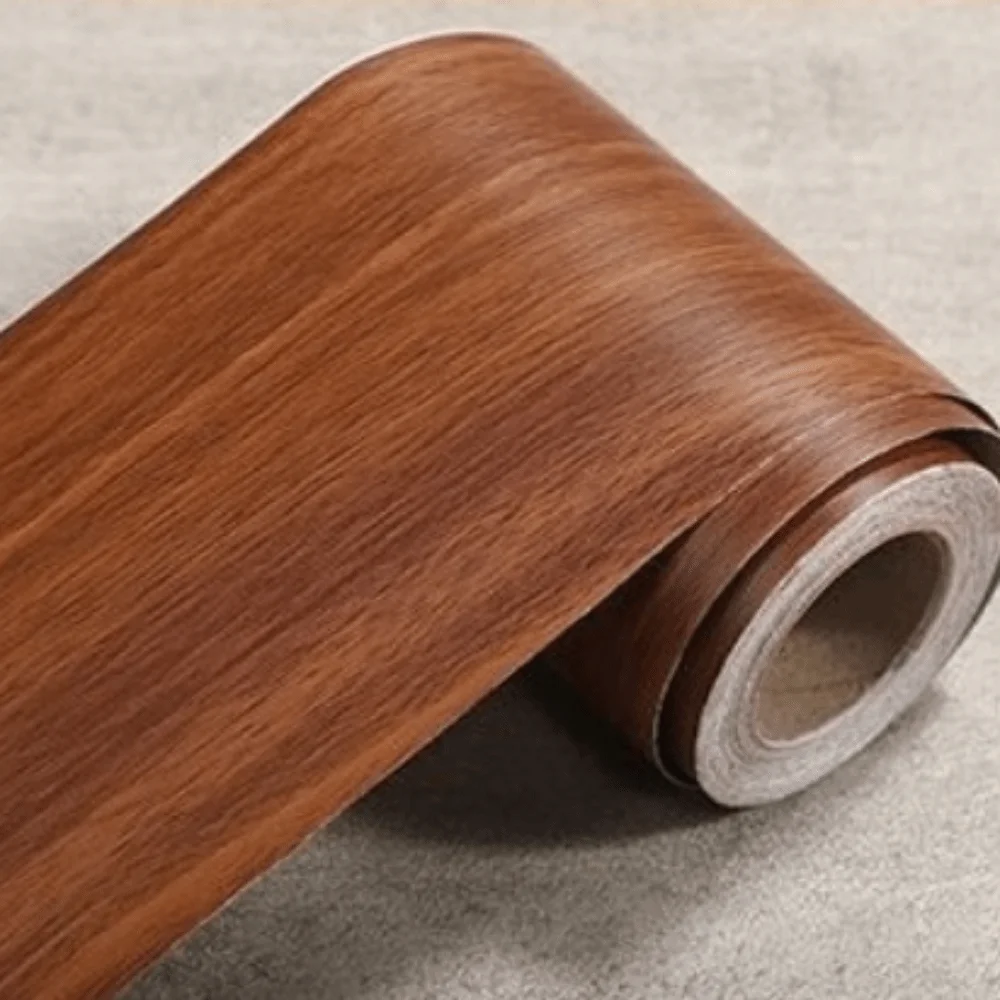 Thickened Wood Grain Window Sill Sticker Removable Sun Protection Waterproof Sticker Peel and Stick Decorative Wall Stickers