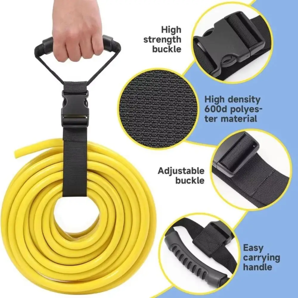 5pcs Adjustable Cord Holder Triangle Clips Heavy Duty Cord Organizer Non-Slip Sturdy Thick Material Wiring Storage Strap
