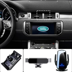 For Land Rover Range Rover Evoque 2012-2018 Phone Holder Car Mobile Wireless Charging Phone Mount Special Fixed Base Accessories