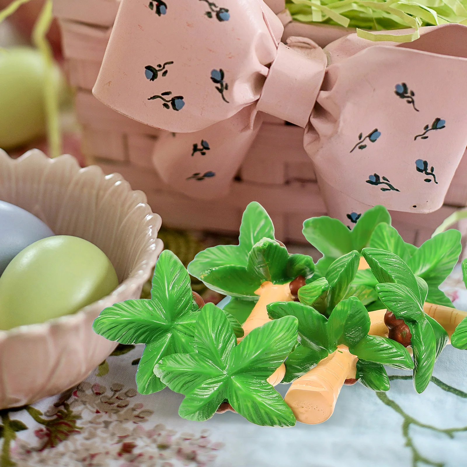 

10pcs Miniature Coconuts For Sand Table Diy Mini Landscape Decor Micro Artificial Tree Simulation Mini Coconuts Tree Ornament