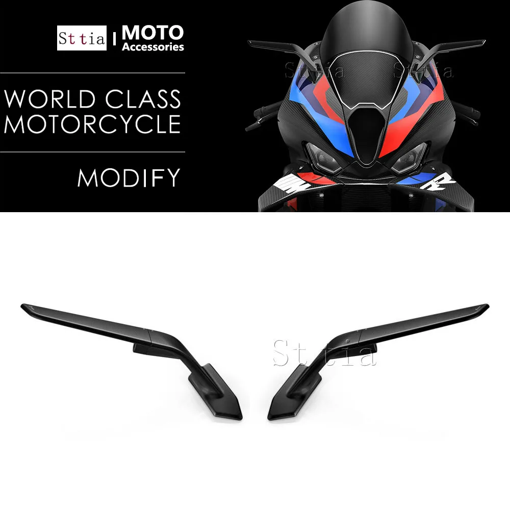 

For BMW S1000RR S1000 RR M1000RR M1000 RR 2019-2024 Wind Wing Mirror Motorcycles Adjustable Rotating Rearview Mirror