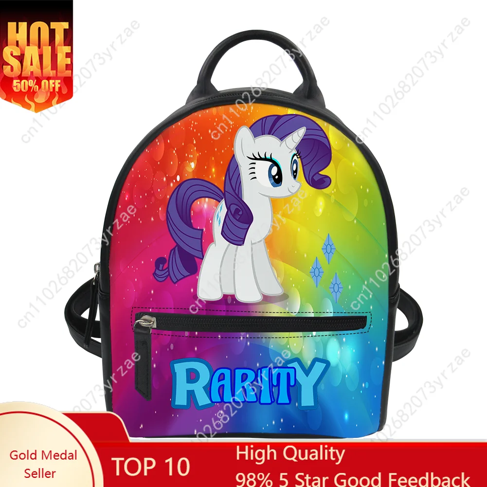 

Rarity Backpack Men Women Knapsack My Little Pony Friendship Is Magic Business Travel Bookbag Cosplay Daypacks