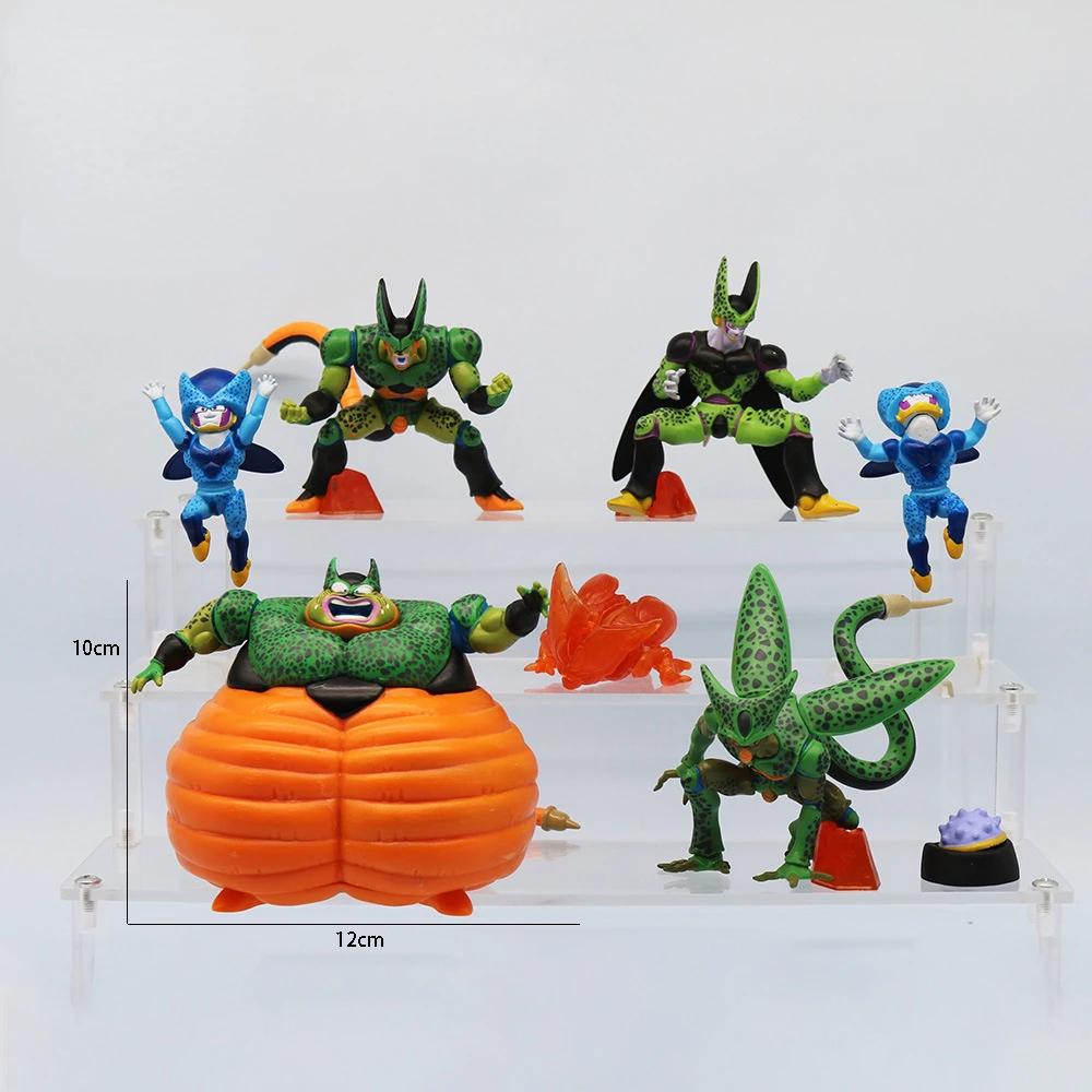 2026@.7-teiliges Set Dragon Ball Z Cell Familie Figuren, Cell PVC Actionfigur Sammlerstück Modell Spielzeug, Kindergeschenke – Detail 1