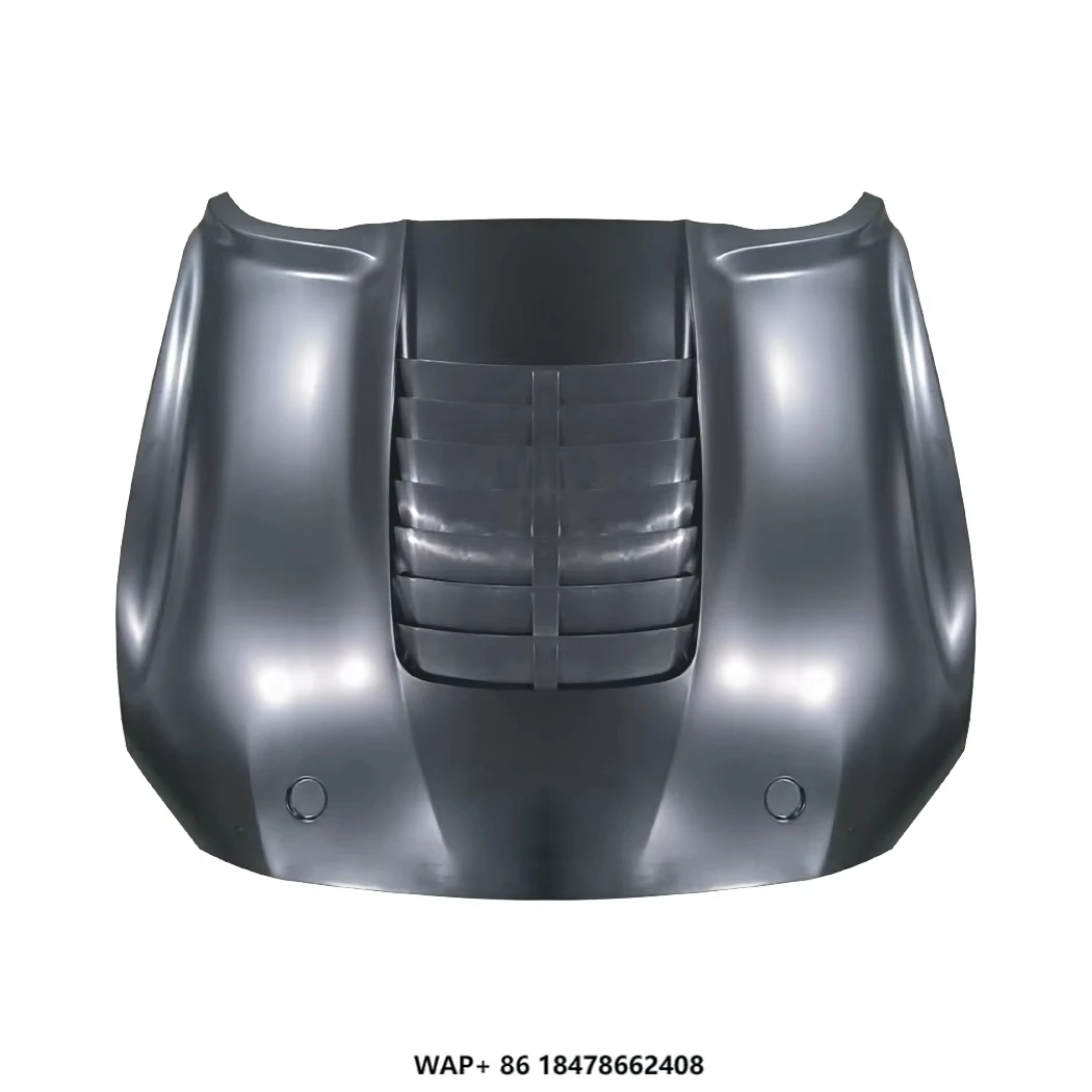 

Auto Parts Modified GT500 Style Carbon Fiber Fibre Front Engine Bonnet Hood Vent for Ford Mustang 2018-2022 Bodykit