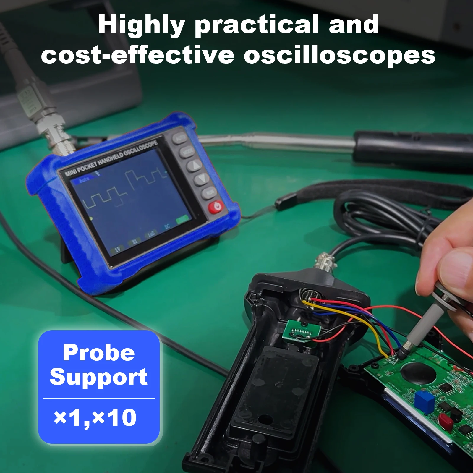 High-Performance Lightweight Handheld Oscilloscope - 2.5MS/s Sampling Rate, 250kHz Bandwidth, For Education Research Industry - Image 6