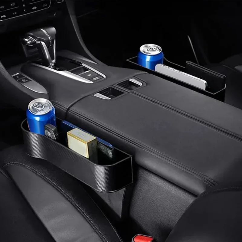 (2Pcs)Car Storage Box Interior Products Seat Center Console Storage Box Cup Holder Car Storage Box Sorting Box