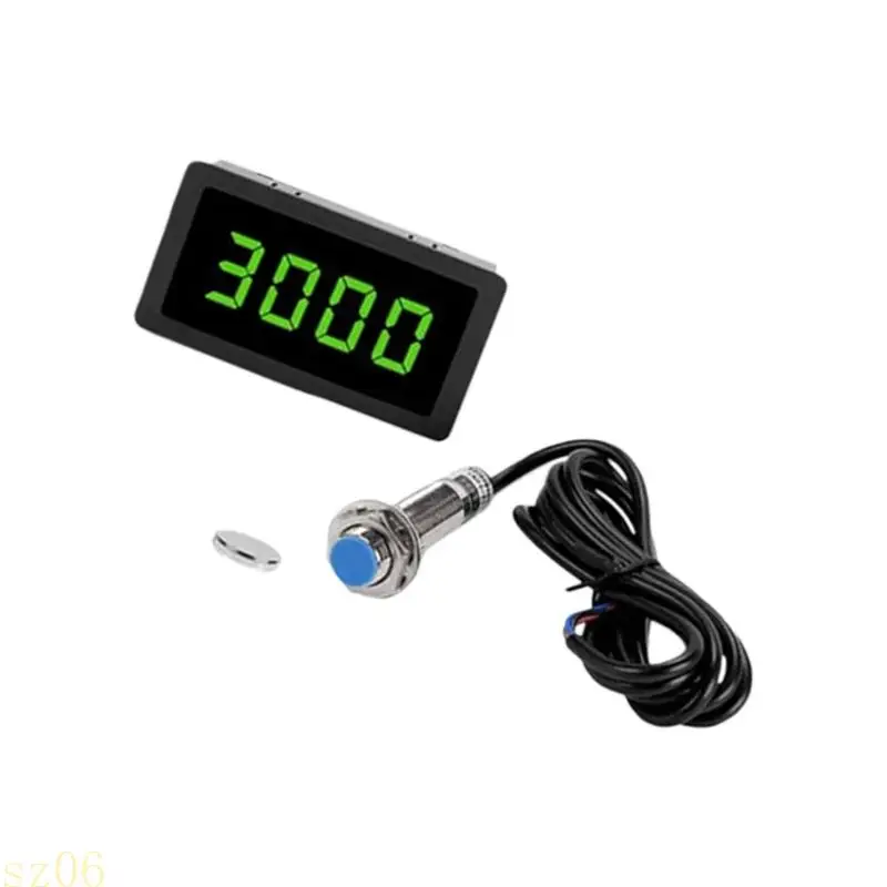 Q2Q4 Upgrades Hall Sensors Speed Meter Digital RPM Tester Easy Installation Low Power Consumption Not Interferences for Motors