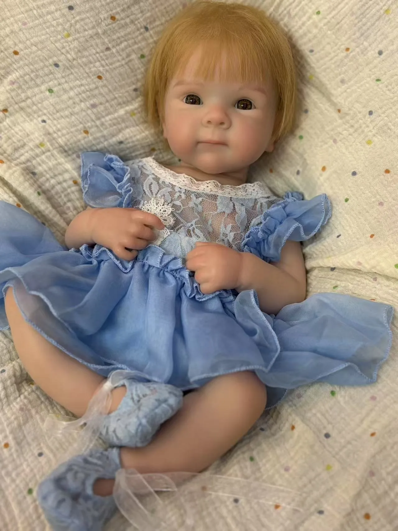 ムニェカ リボーンドール ベベ 18インチ 手植えヘア ベティ シリコン リボーンドール 女の子 ソフトでリアルなクリスマス 誕生日プレゼント